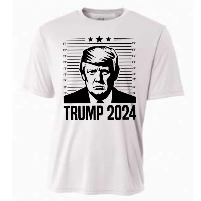 Donald Trump 2024 Mugshot Cooling Performance Crew T-Shirt