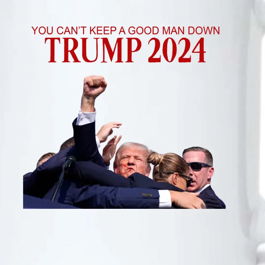 Donald Trump 2024 You CanT Keep A Good Man Down Black Color Changing Mug