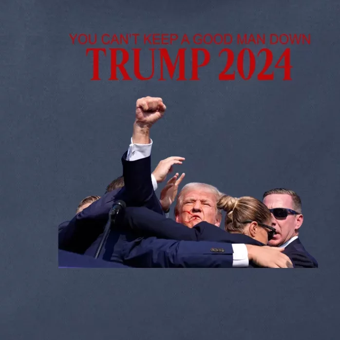 Donald Trump 2024 You CanT Keep A Good Man Down Zip Tote Bag