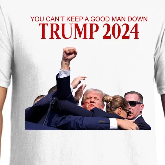 Donald Trump 2024 You CanT Keep A Good Man Down Pajama Set