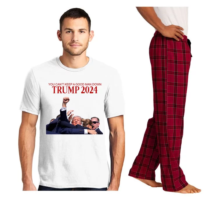 Donald Trump 2024 You CanT Keep A Good Man Down Pajama Set