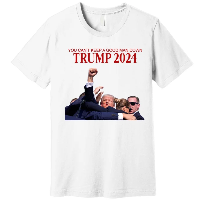 Donald Trump 2024 You CanT Keep A Good Man Down Premium T-Shirt