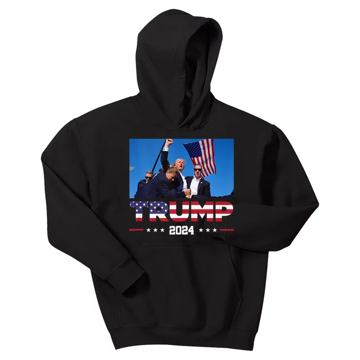 Donald Trump 2024 Survived Shooting At Election Rally Kids Hoodie