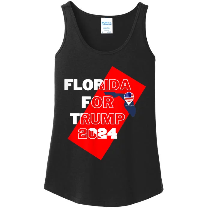 Donald Trump 2024election Republican Florida Ladies Essential Tank