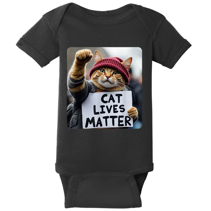 Donald Trump 2024 Cats Cat Lives Matter Trump Baby Bodysuit