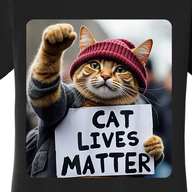 Donald Trump 2024 Cats Cat Lives Matter Trump Women's T-Shirt