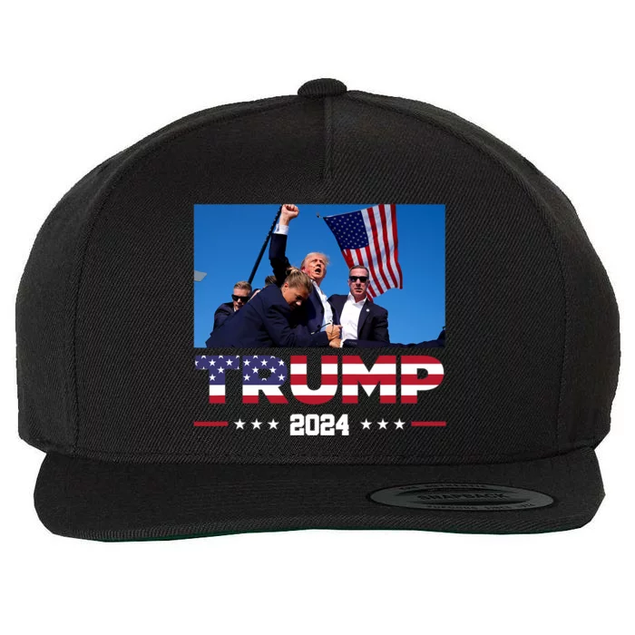 Donald Trump 2024 Survived Shot At Election Rally Wool Snapback Cap