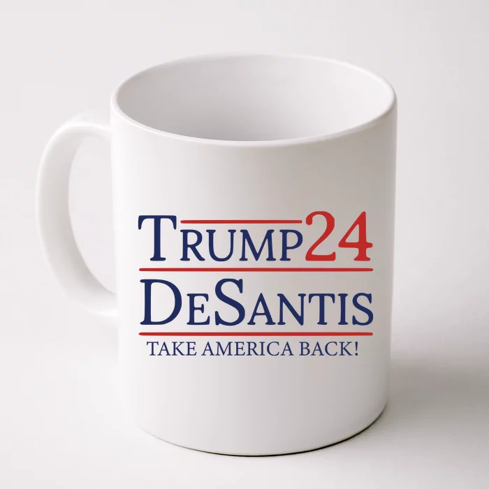 Donald Trump 2024 Take America Back USA United States Front & Back Coffee Mug