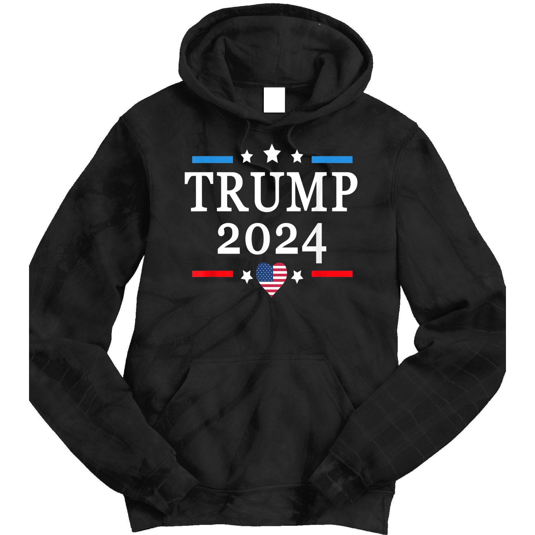 Donald Trump 2024,Save America Again USA Flag Election 2024 Tie Dye Hoodie TeeShirtPalace