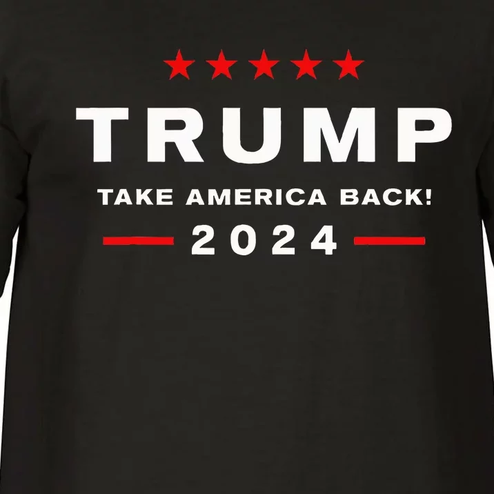 Donald Trump 2024 Take America Back Election Comfort Colors T-Shirt