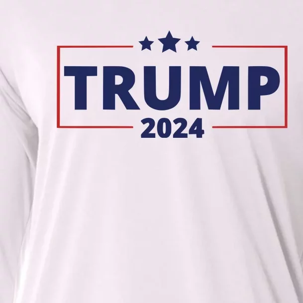 Donald Trump 2024 Take America Back USA Trump United States Cooling Performance Long Sleeve Crew