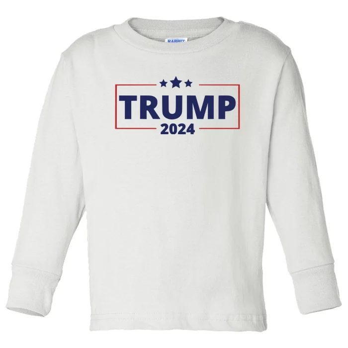 Donald Trump 2024 Take America Back USA Trump United States Toddler Long Sleeve Shirt