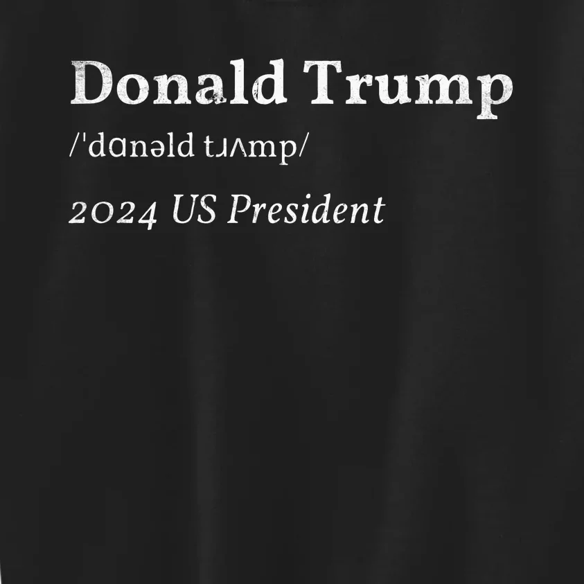 Donald Trump 2024 Take America Back 47TH US president Kids Sweatshirt