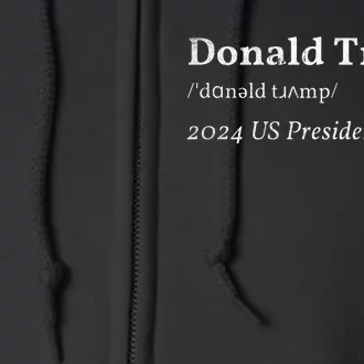 Donald Trump 2024 Take America Back 47TH US president Full Zip Hoodie