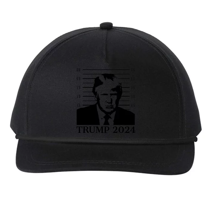 Donald Trump 2024 Mugshot Take America Back Usa Snapback Five-Panel Rope Hat