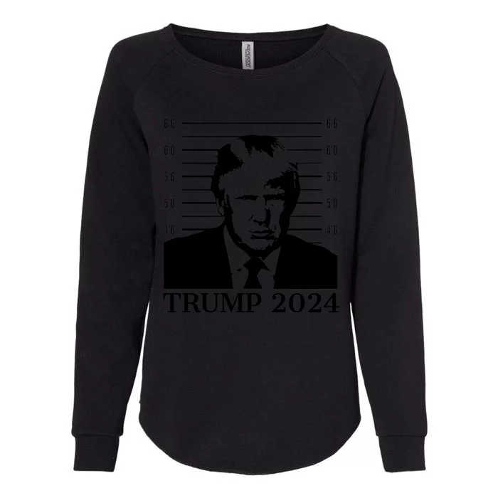 Donald Trump 2024 Mugshot Take America Back Usa Womens California Wash Sweatshirt