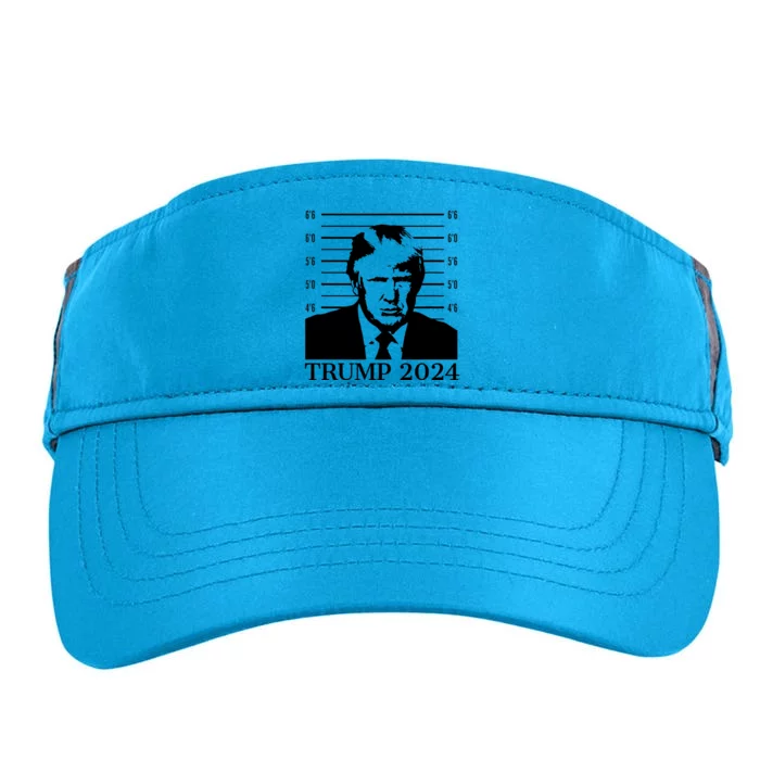 Donald Trump 2024 Mugshot Take America Back Usa Adult Drive Performance Visor