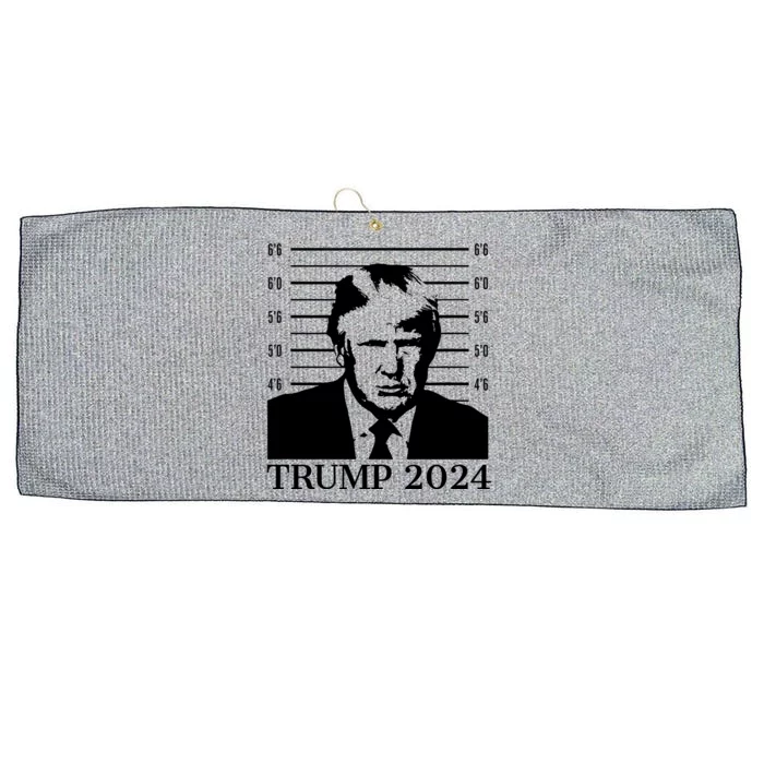 Donald Trump 2024 Mugshot Take America Back Usa Large Microfiber Waffle Golf Towel