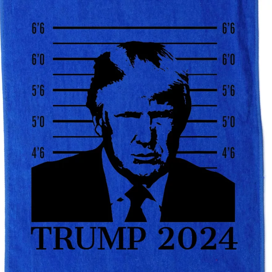 Donald Trump 2024 Mugshot Take America Back Usa Platinum Collection Golf Towel