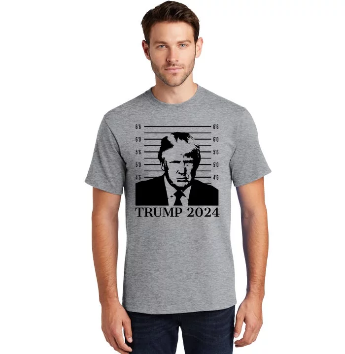 Donald Trump 2024 Mugshot Take America Back Usa Tall T-Shirt