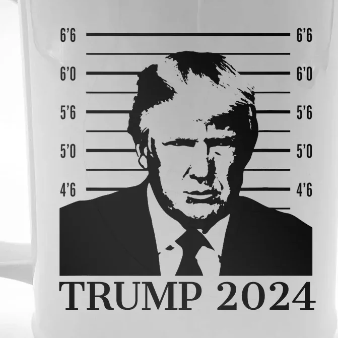 Donald Trump 2024 Mugshot Take America Back Usa Front & Back Beer Stein