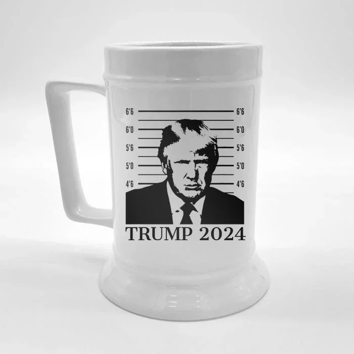 Donald Trump 2024 Mugshot Take America Back Usa Front & Back Beer Stein