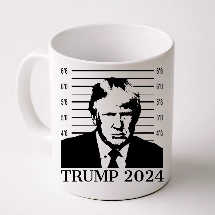 Donald Trump 2024 Mugshot Take America Back Usa Front & Back Coffee Mug