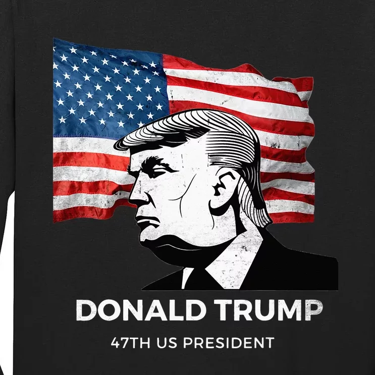 Donald Trump 2024 Take America Back 47TH US president Tall Long Sleeve T-Shirt