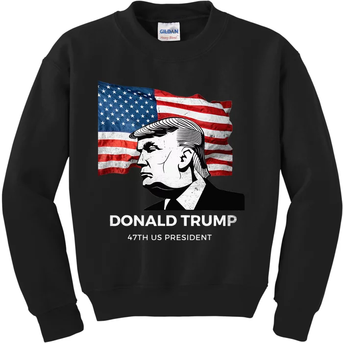 Donald Trump 2024 Take America Back 47TH US president Kids Sweatshirt