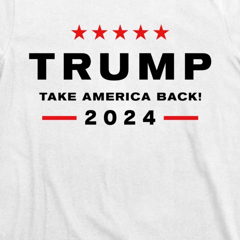 Donald Trump 2024 Take America Back Election T-Shirt