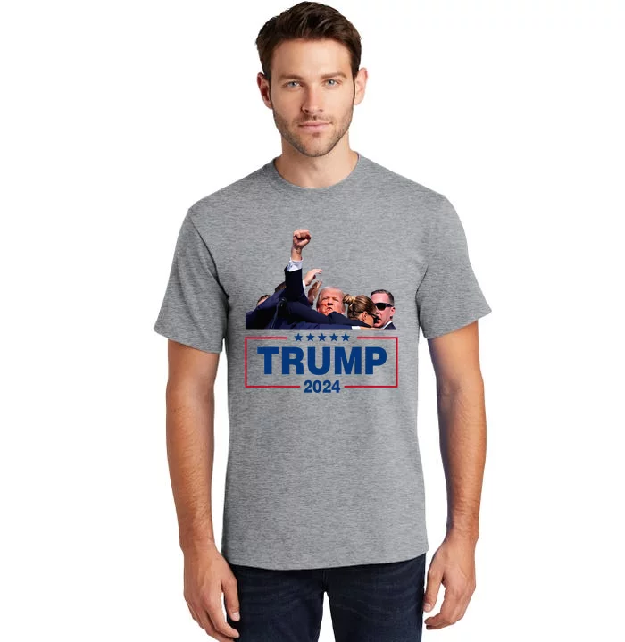 Donald Trump 2024 Survived Shot At Election Rally Tall T-Shirt