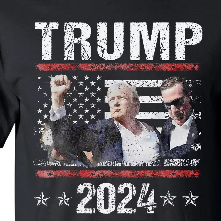 Donald Trump 2024 Survived Shot At Election Rally Tall T-Shirt