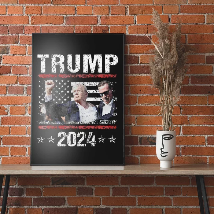 Donald Trump 2024 Survived Shot At Election Rally Poster