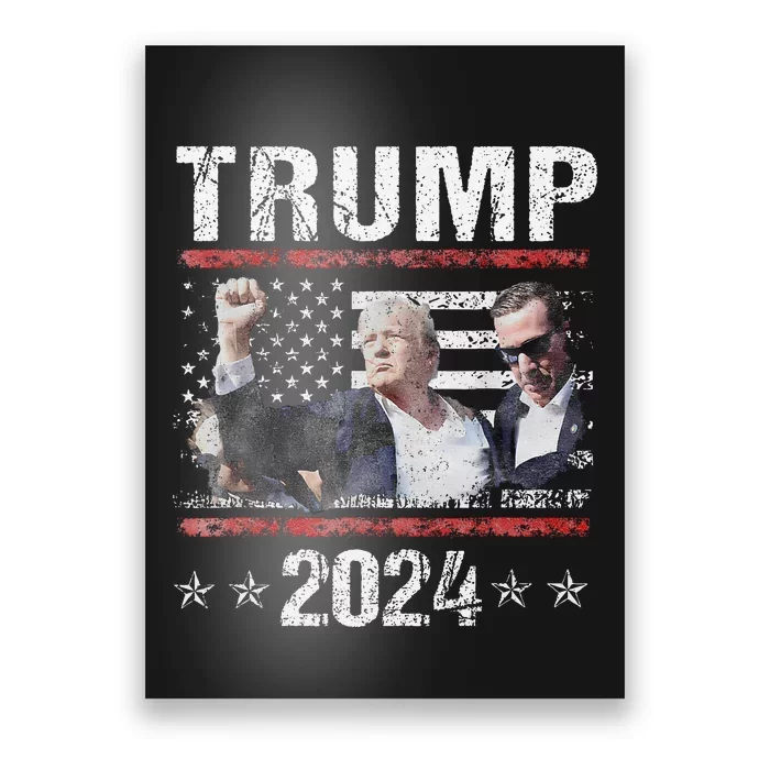 Donald Trump 2024 Survived Shot At Election Rally Poster