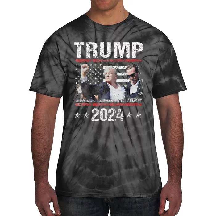 Donald Trump 2024 Survived Shot At Election Rally Tie-Dye T-Shirt