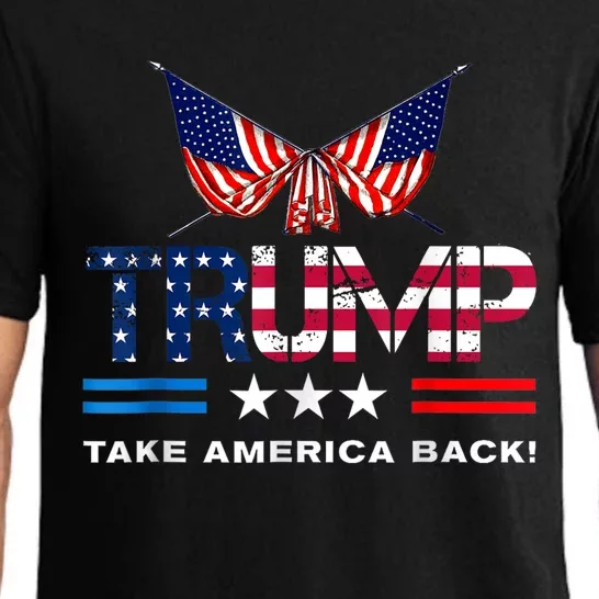 Donald Trump 2024 Take America Back Save American Pajama Set