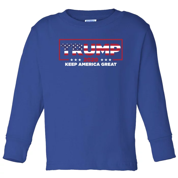 Donald Trump 2020 Election Keep America Great Gop Funny Gift Toddler Long Sleeve Shirt