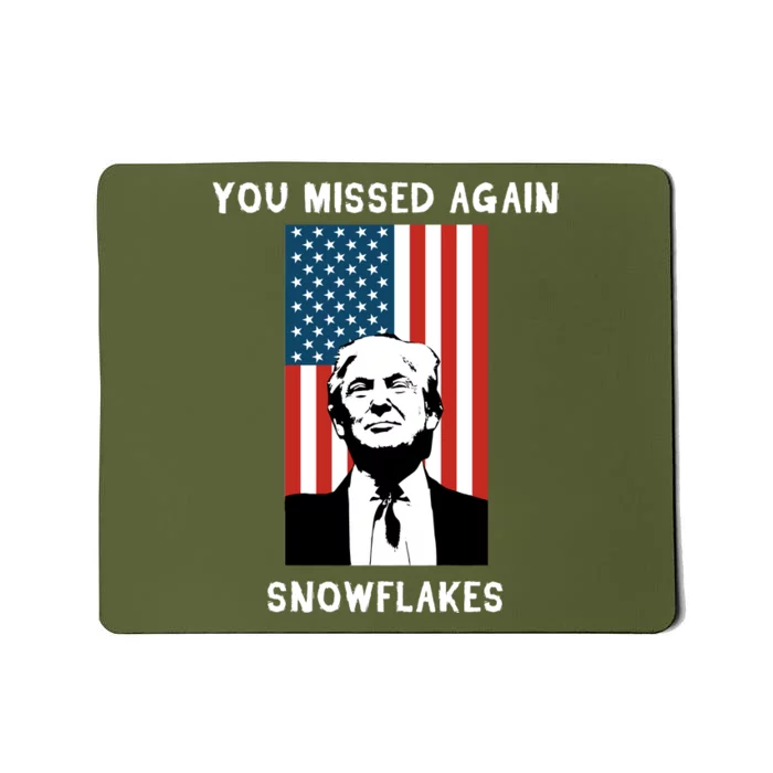 Donald Trump 2024 Missed Me Funny Conservative Mousepad