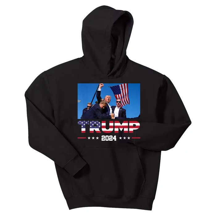 Donald Trump 2024 Survived Shot At Election Rally Kids Hoodie