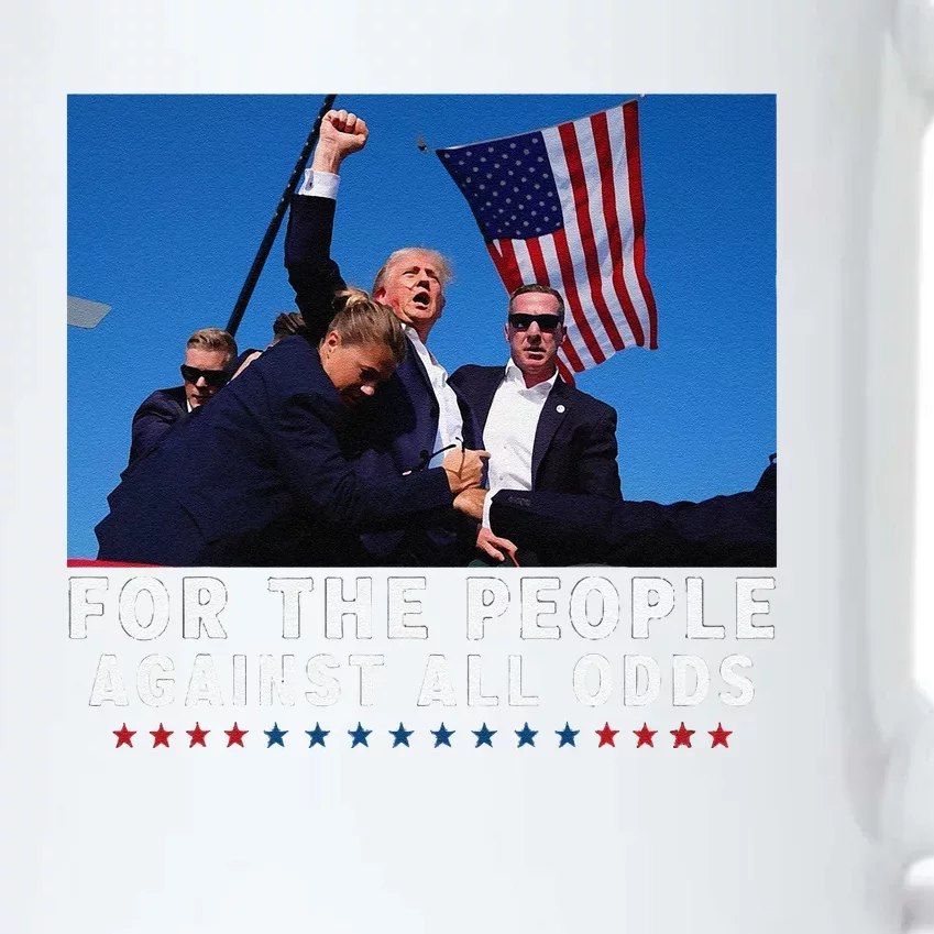 Donald Trump 2024 For The People Against All Odds Black Color Changing Mug