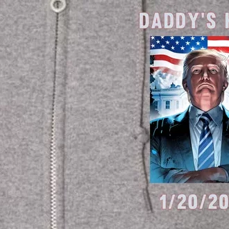 Donald Trump 2024 Daddys Home Full Zip Hoodie