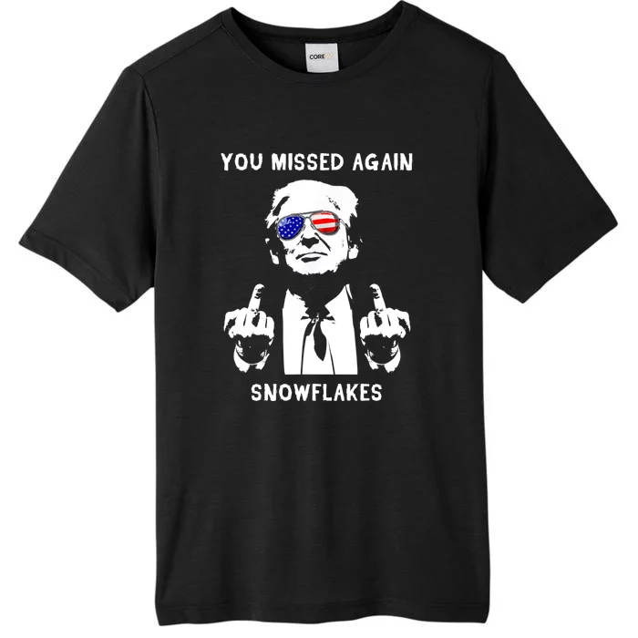 Donald Trump 2024 Missed Me Funny Conservative ChromaSoft Performance T-Shirt