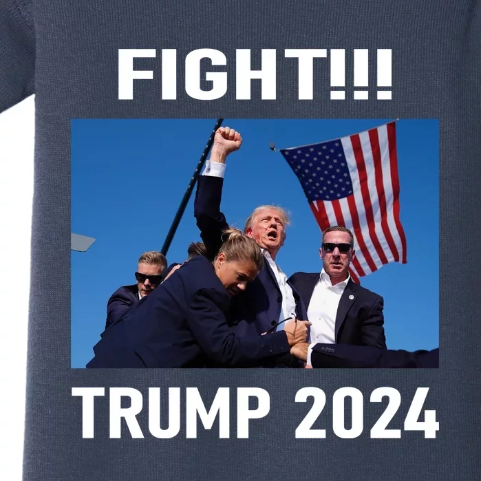 Donald Trump 2024 Fight Gift Baby Bodysuit