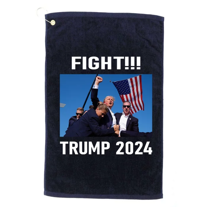 Donald Trump 2024 Fight Gift Platinum Collection Golf Towel