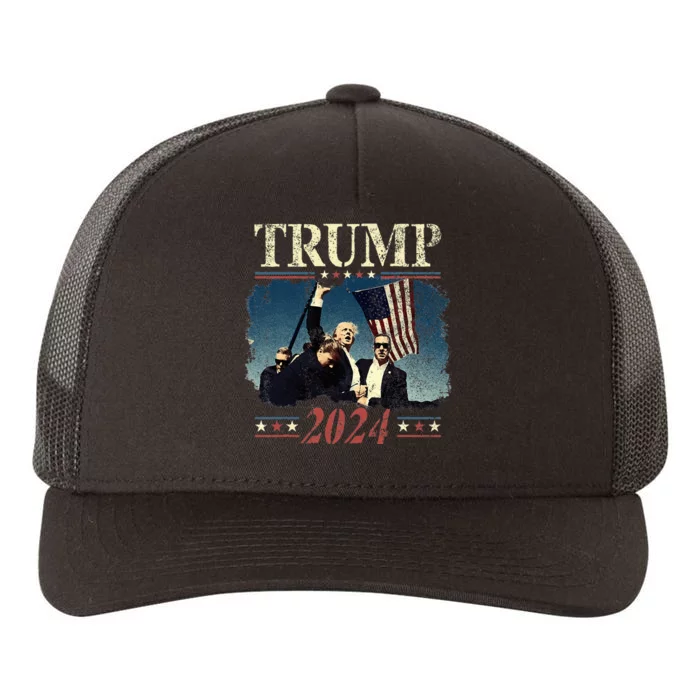 Donald Trump 2024 Yupoong Adult 5-Panel Trucker Hat