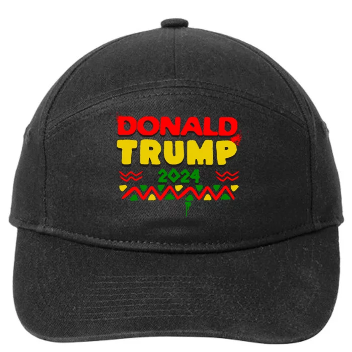 Donald Trump 2024 MAGA Republican Conservative 7-Panel Snapback Hat