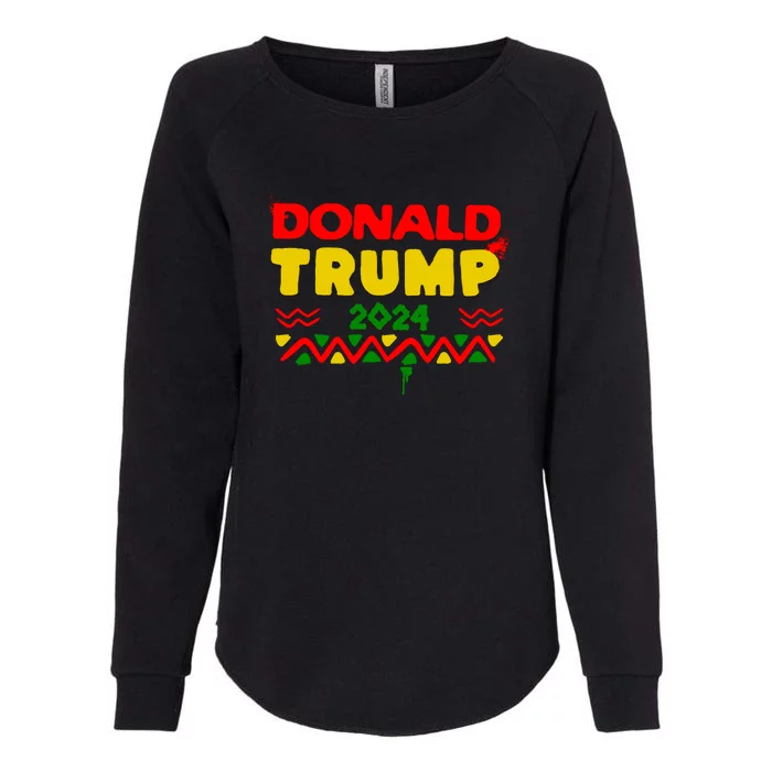 Donald Trump 2024 MAGA Republican Conservative Womens California Wash Sweatshirt