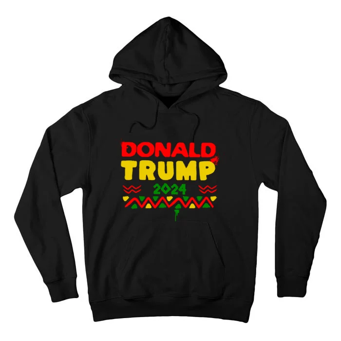 Donald Trump 2024 MAGA Republican Conservative Tall Hoodie