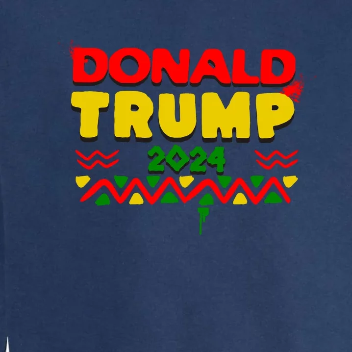 Donald Trump 2024 MAGA Republican Conservative Garment-Dyed Sweatshirt