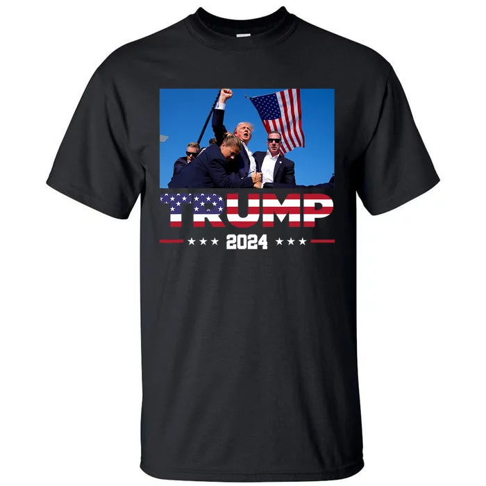 Donald Trump 2024 Survived Shot At Election Rally Tall T-Shirt